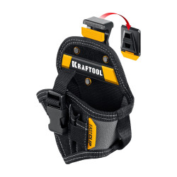 KRAFTOOL KH-5C с быстросъёмным креплением FastClip, 5 карманов и петель, кобура для компактного шуруповерта / 38770